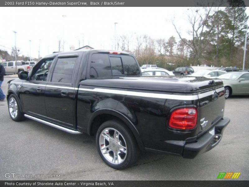 Black / Black/Silver 2003 Ford F150 Harley-Davidson SuperCrew