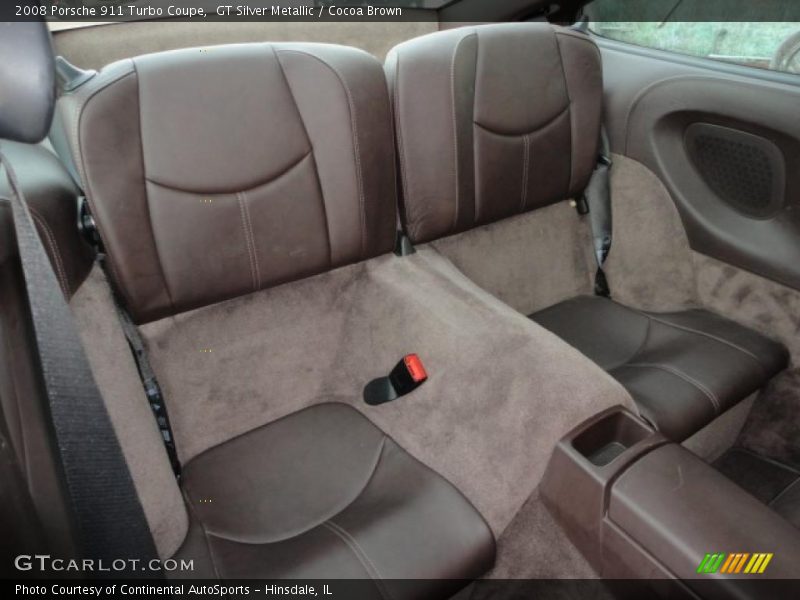  2008 911 Turbo Coupe Cocoa Brown Interior