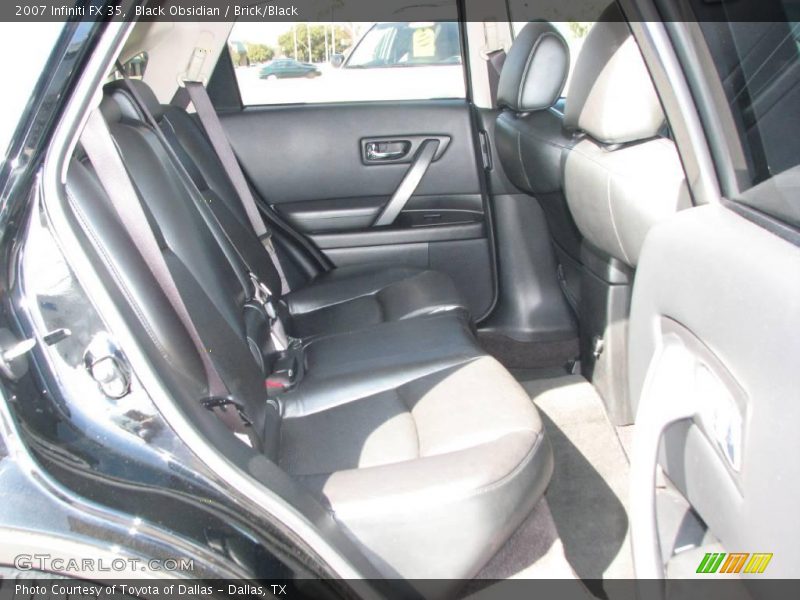 Black Obsidian / Brick/Black 2007 Infiniti FX 35