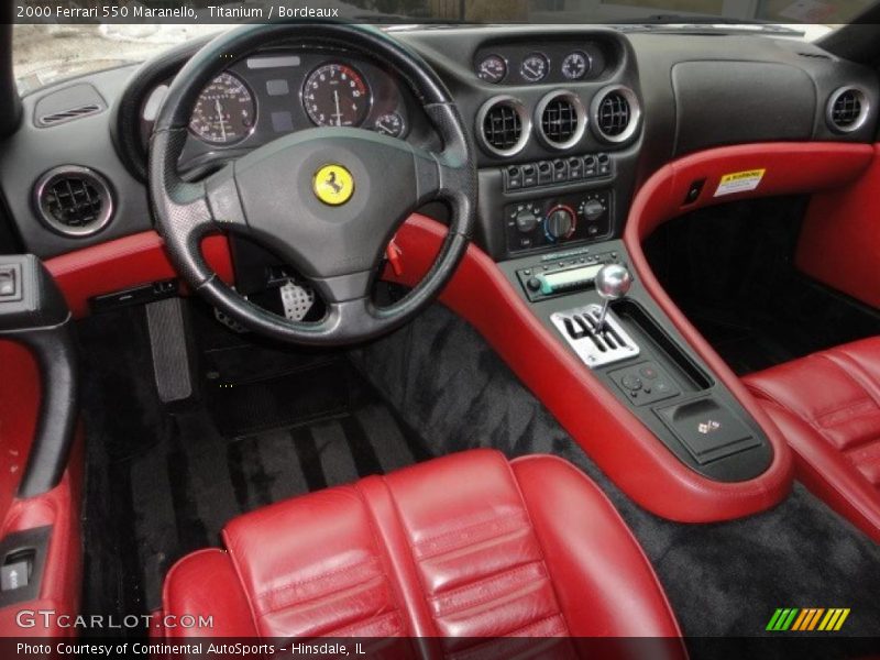 Dashboard of 2000 550 Maranello