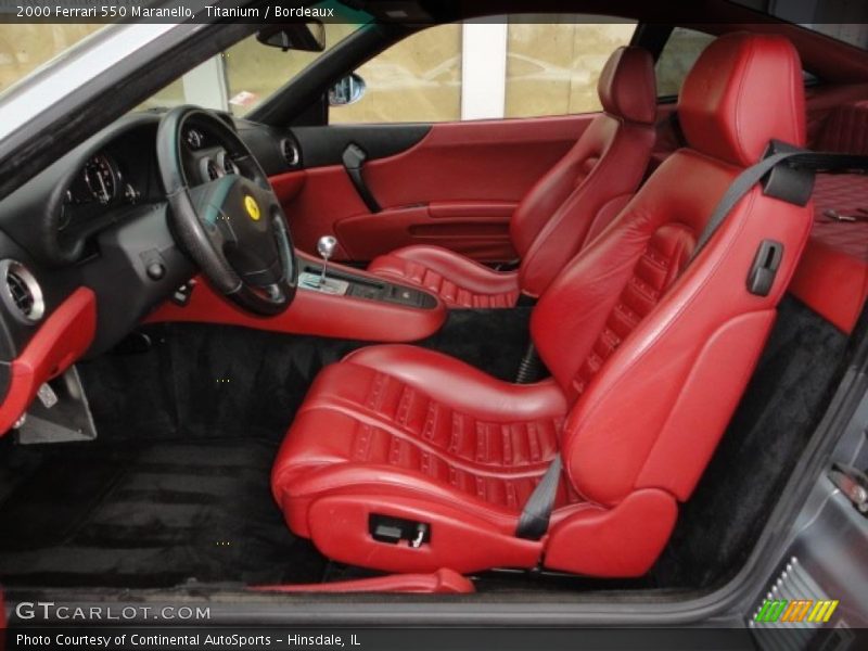  2000 550 Maranello Bordeaux Interior