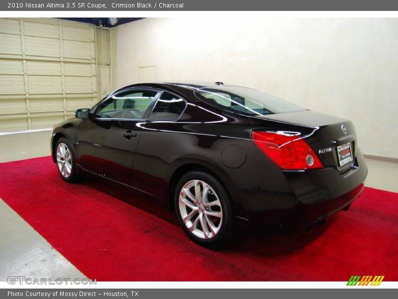 Crimson Black / Charcoal 2010 Nissan Altima 3.5 SR Coupe