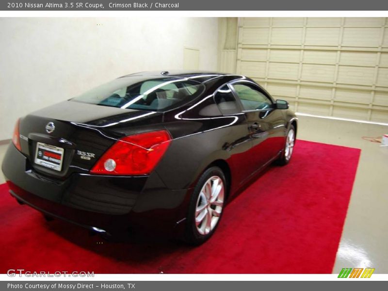 Crimson Black / Charcoal 2010 Nissan Altima 3.5 SR Coupe