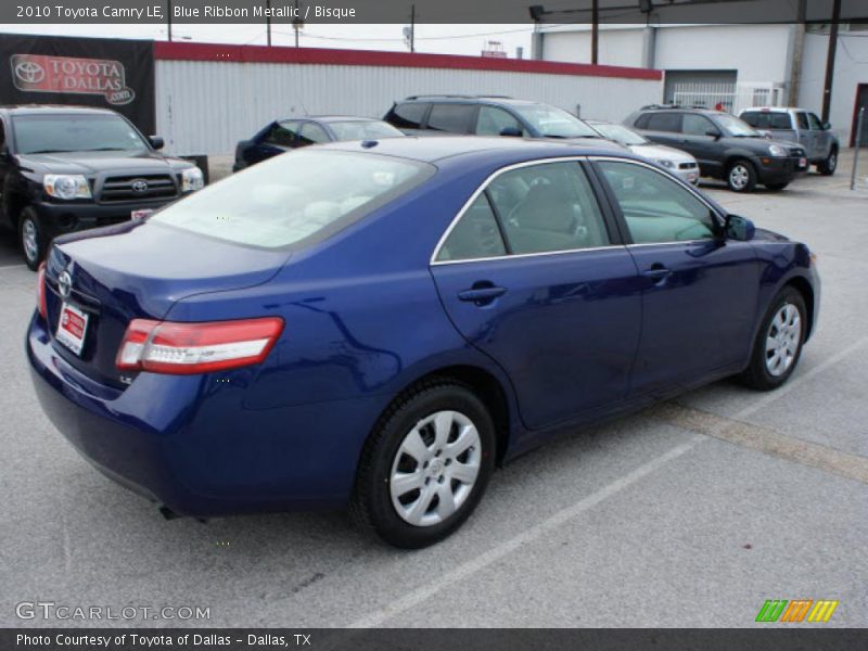 Blue Ribbon Metallic / Bisque 2010 Toyota Camry LE