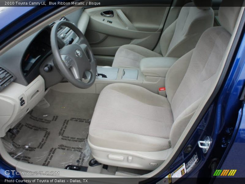 Blue Ribbon Metallic / Bisque 2010 Toyota Camry LE