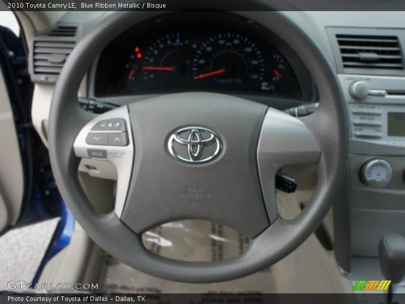 Blue Ribbon Metallic / Bisque 2010 Toyota Camry LE