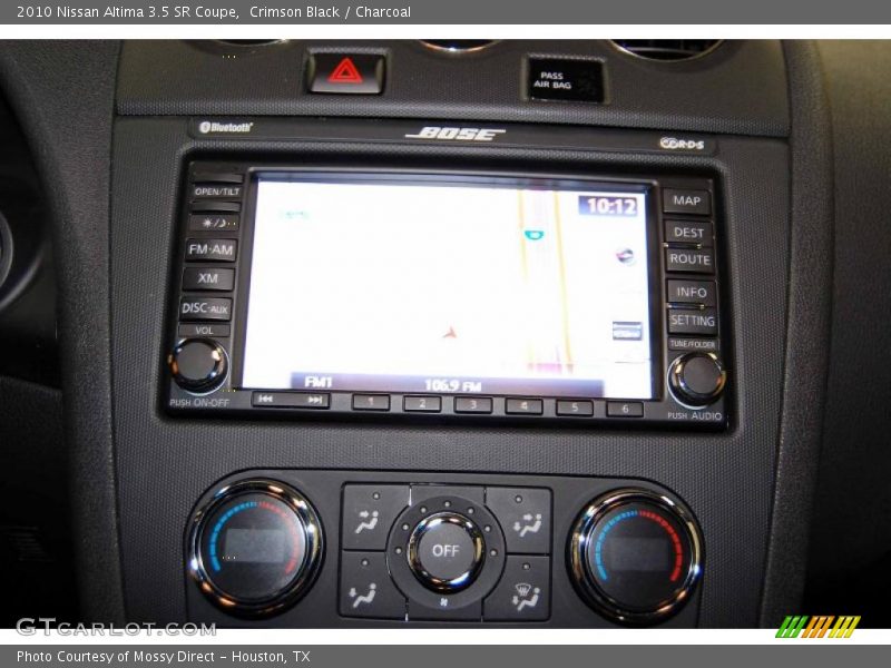 Navigation of 2010 Altima 3.5 SR Coupe