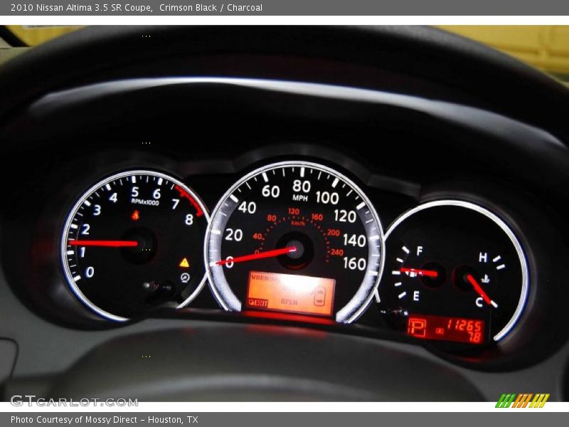 Crimson Black / Charcoal 2010 Nissan Altima 3.5 SR Coupe