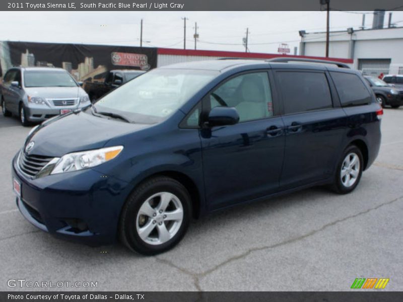  2011 Sienna LE South Pacific Blue Pearl
