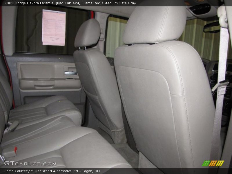  2005 Dakota Laramie Quad Cab 4x4 Medium Slate Gray Interior