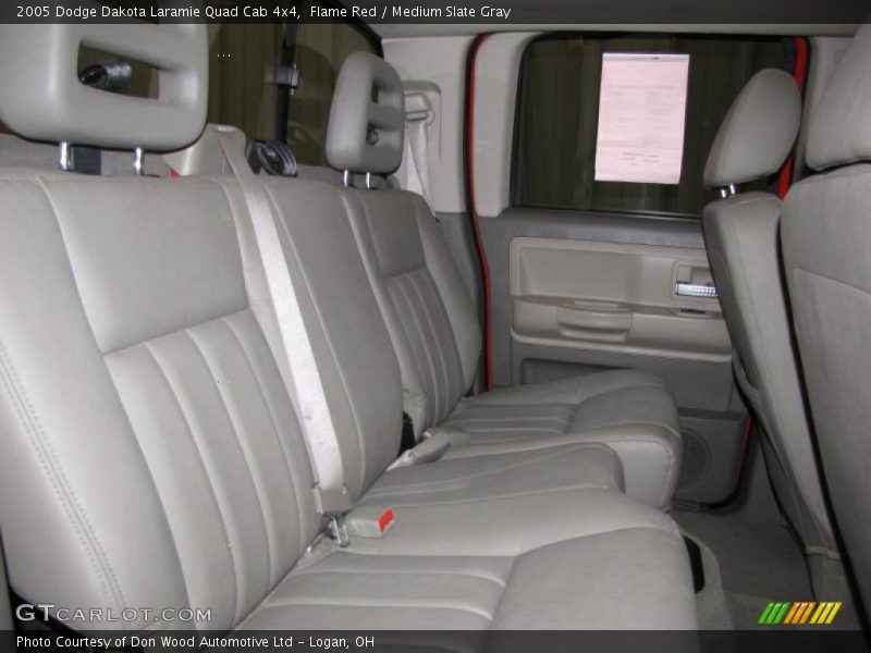  2005 Dakota Laramie Quad Cab 4x4 Medium Slate Gray Interior