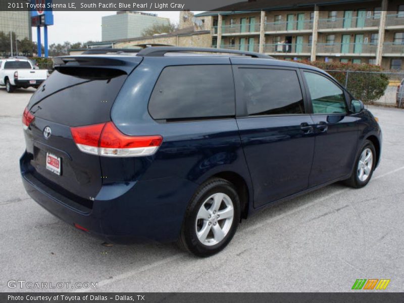  2011 Sienna LE South Pacific Blue Pearl