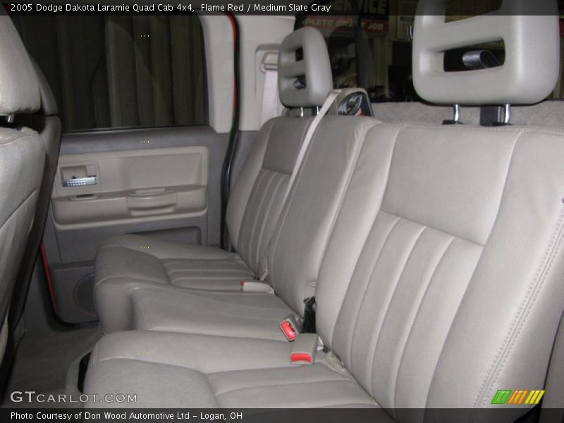  2005 Dakota Laramie Quad Cab 4x4 Medium Slate Gray Interior