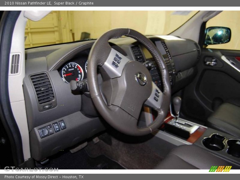 Super Black / Graphite 2010 Nissan Pathfinder LE
