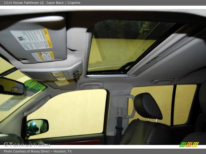 Super Black / Graphite 2010 Nissan Pathfinder LE