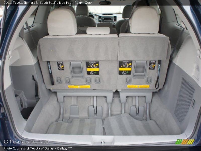  2011 Sienna LE Trunk