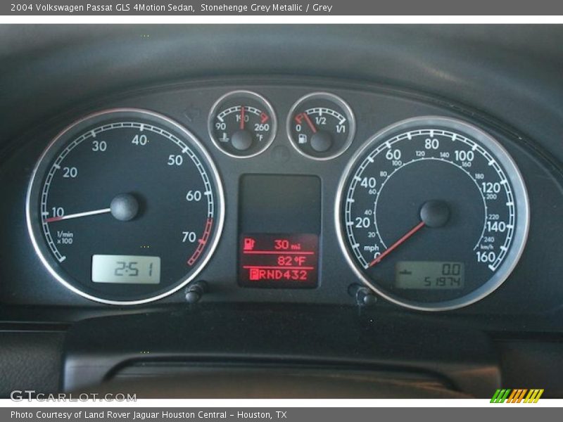 Stonehenge Grey Metallic / Grey 2004 Volkswagen Passat GLS 4Motion Sedan