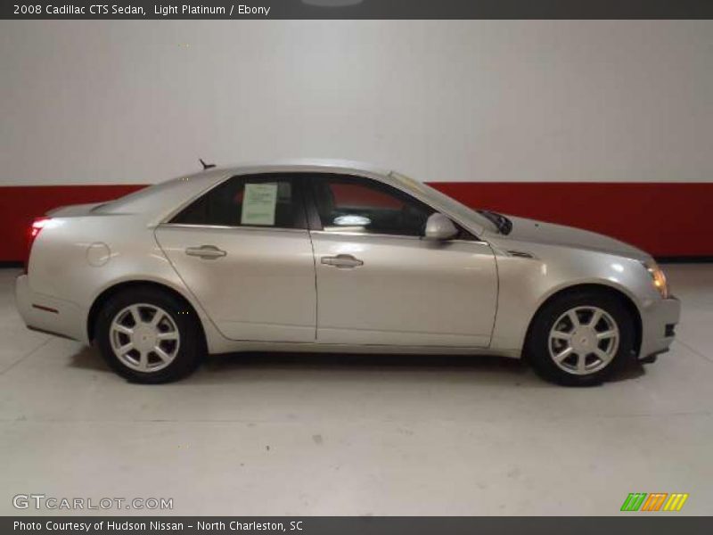 Light Platinum / Ebony 2008 Cadillac CTS Sedan