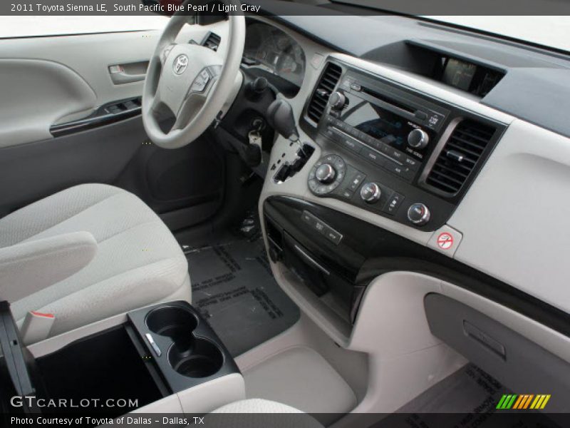 Dashboard of 2011 Sienna LE