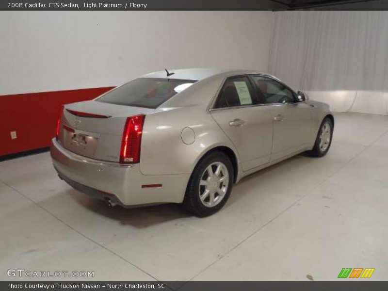 Light Platinum / Ebony 2008 Cadillac CTS Sedan