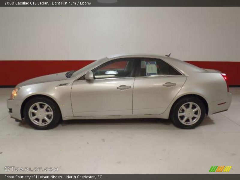 Light Platinum / Ebony 2008 Cadillac CTS Sedan
