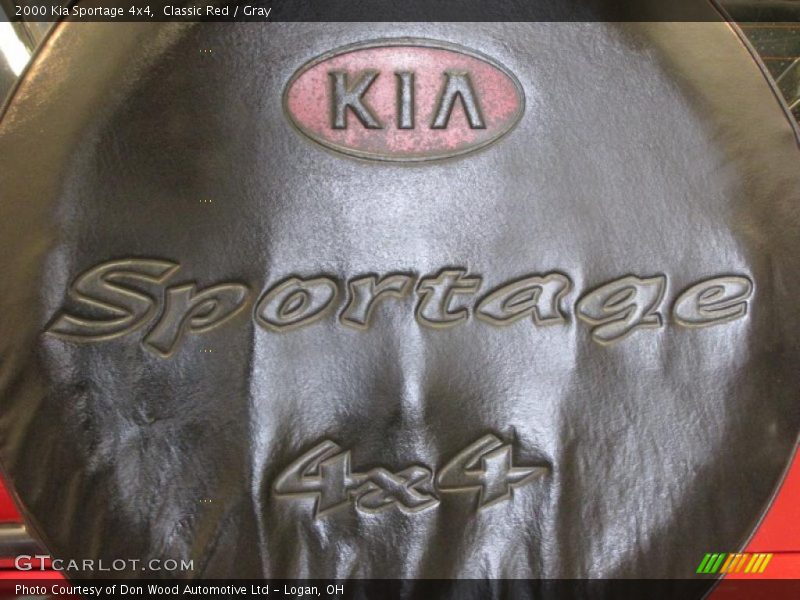 Classic Red / Gray 2000 Kia Sportage 4x4
