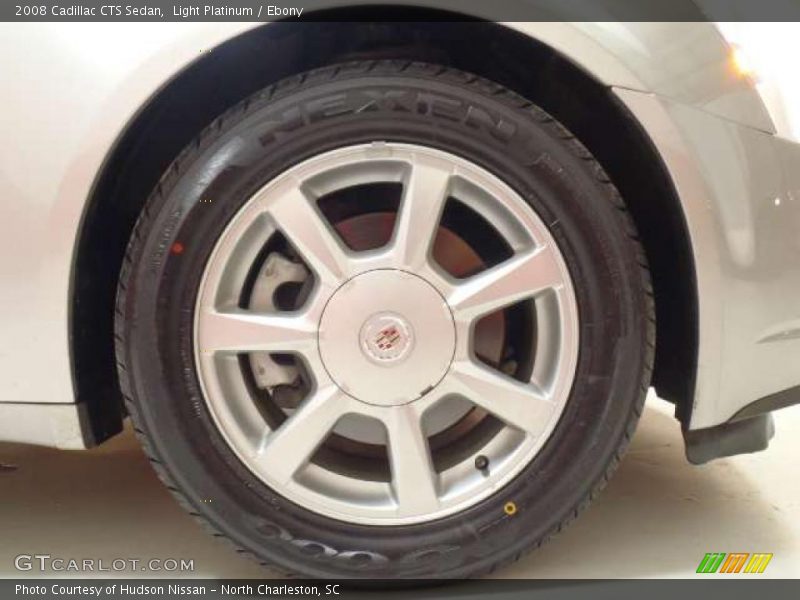 Light Platinum / Ebony 2008 Cadillac CTS Sedan