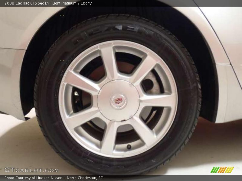 Light Platinum / Ebony 2008 Cadillac CTS Sedan