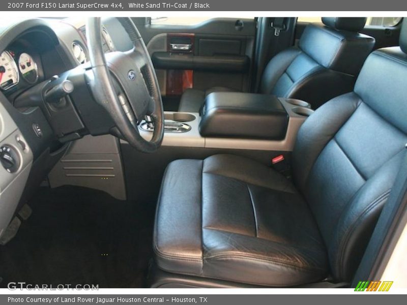  2007 F150 Lariat SuperCrew 4x4 Black Interior