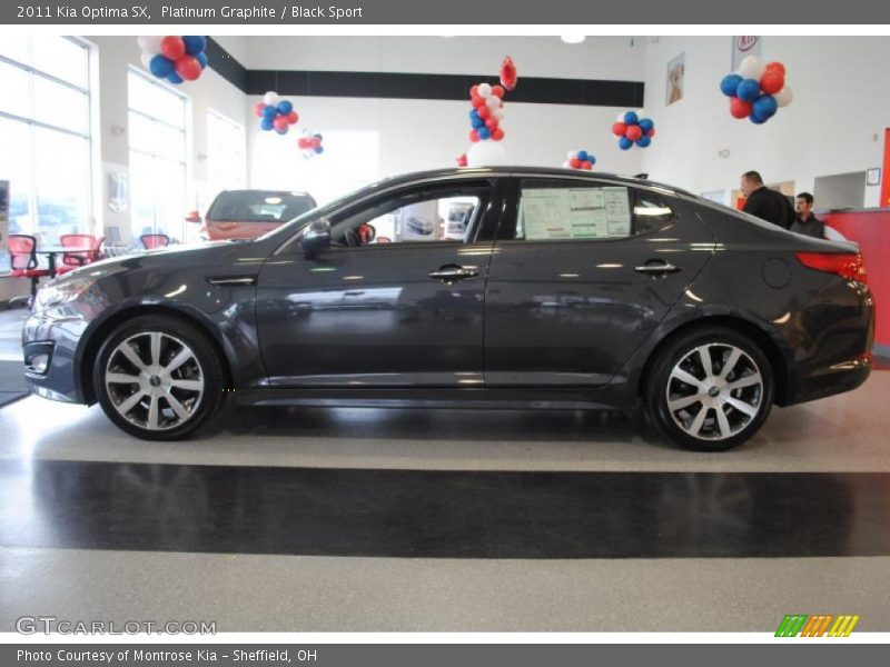 Platinum Graphite / Black Sport 2011 Kia Optima SX