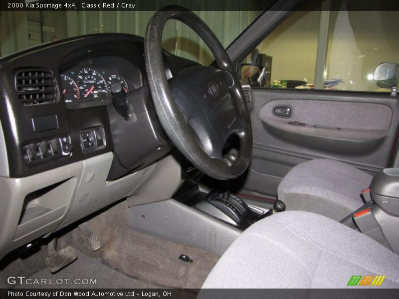 Classic Red / Gray 2000 Kia Sportage 4x4