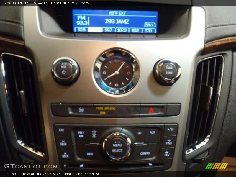 Light Platinum / Ebony 2008 Cadillac CTS Sedan