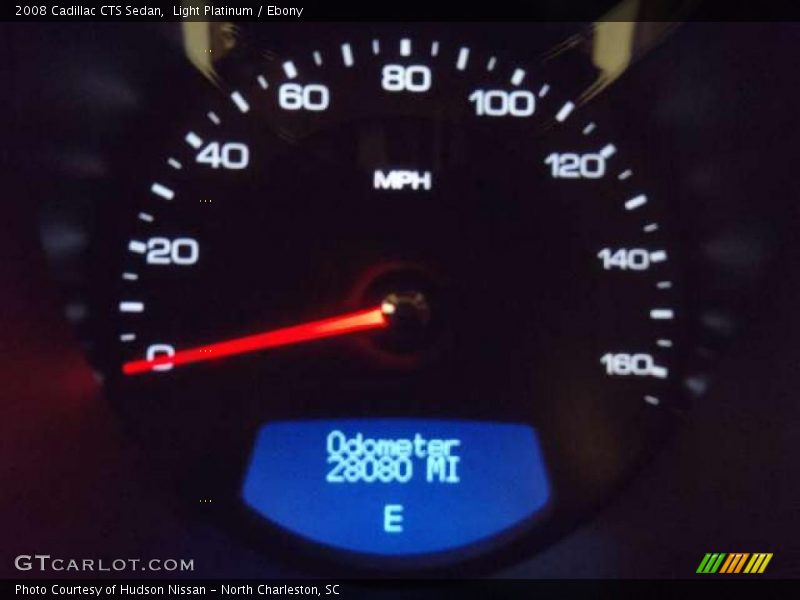 Light Platinum / Ebony 2008 Cadillac CTS Sedan
