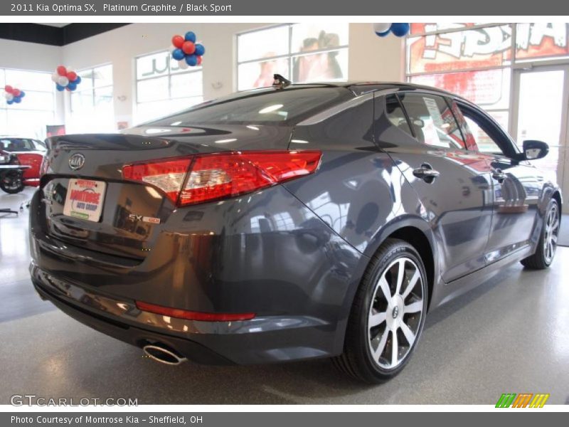 Platinum Graphite / Black Sport 2011 Kia Optima SX