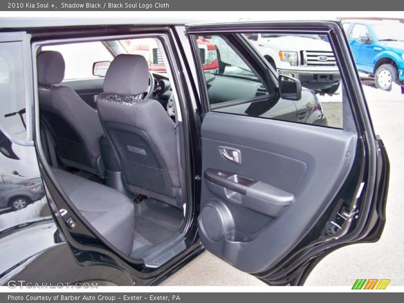Shadow Black / Black Soul Logo Cloth 2010 Kia Soul +