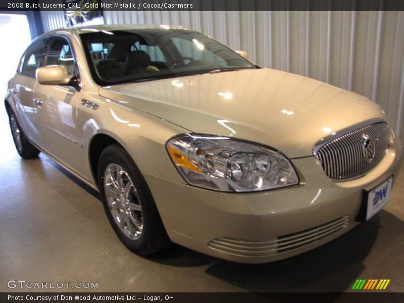 Gold Mist Metallic / Cocoa/Cashmere 2008 Buick Lucerne CXL