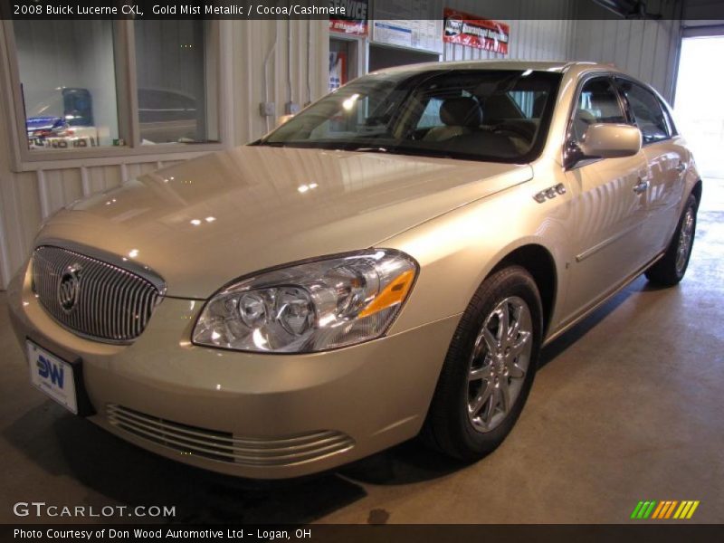 Gold Mist Metallic / Cocoa/Cashmere 2008 Buick Lucerne CXL