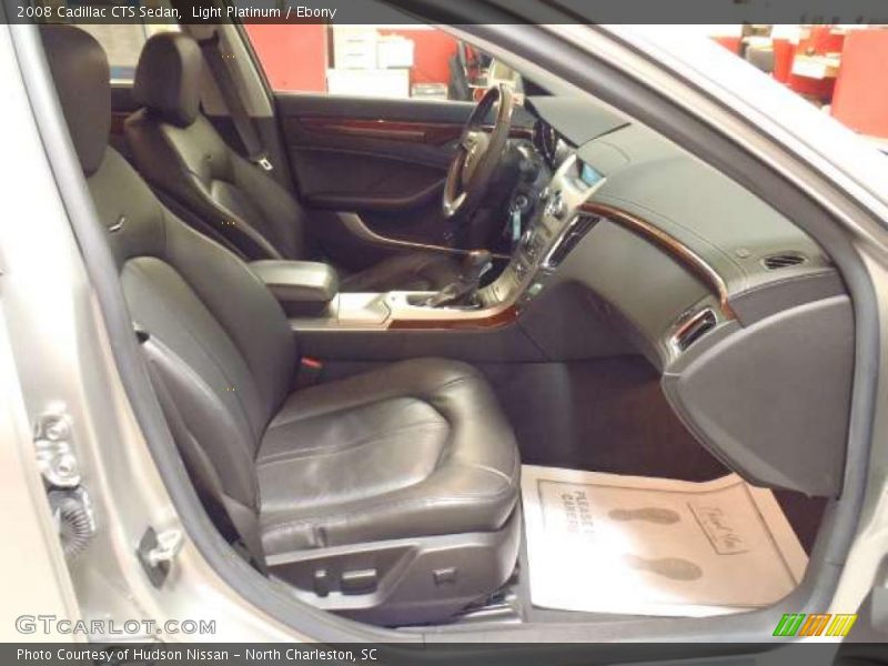 Light Platinum / Ebony 2008 Cadillac CTS Sedan