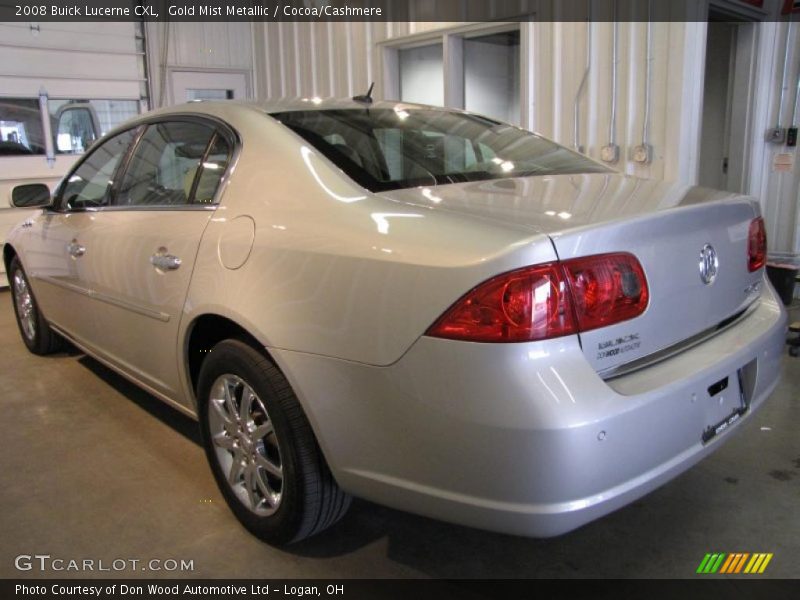 Gold Mist Metallic / Cocoa/Cashmere 2008 Buick Lucerne CXL
