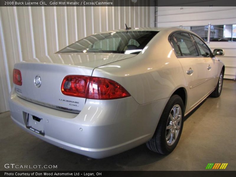 Gold Mist Metallic / Cocoa/Cashmere 2008 Buick Lucerne CXL