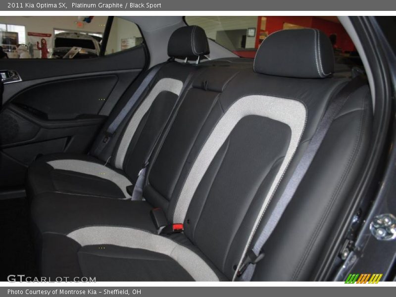  2011 Optima SX Black Sport Interior