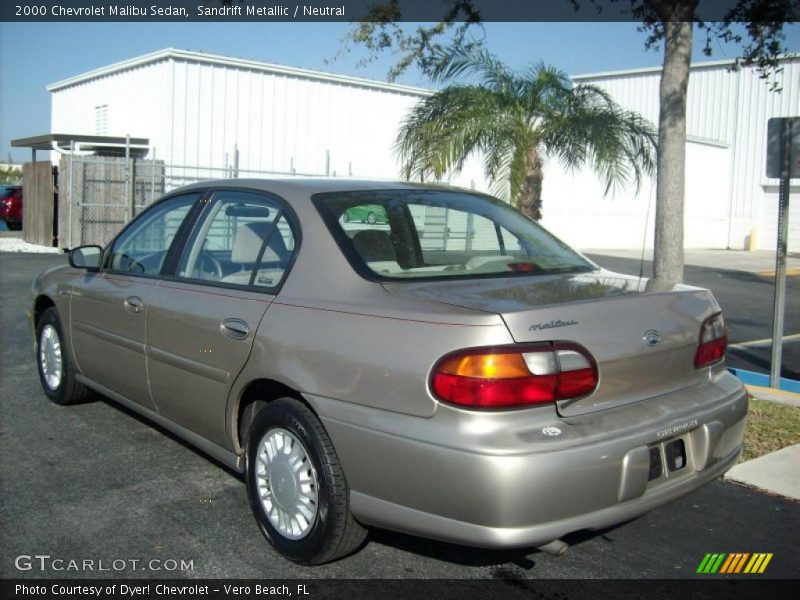 Sandrift Metallic / Neutral 2000 Chevrolet Malibu Sedan