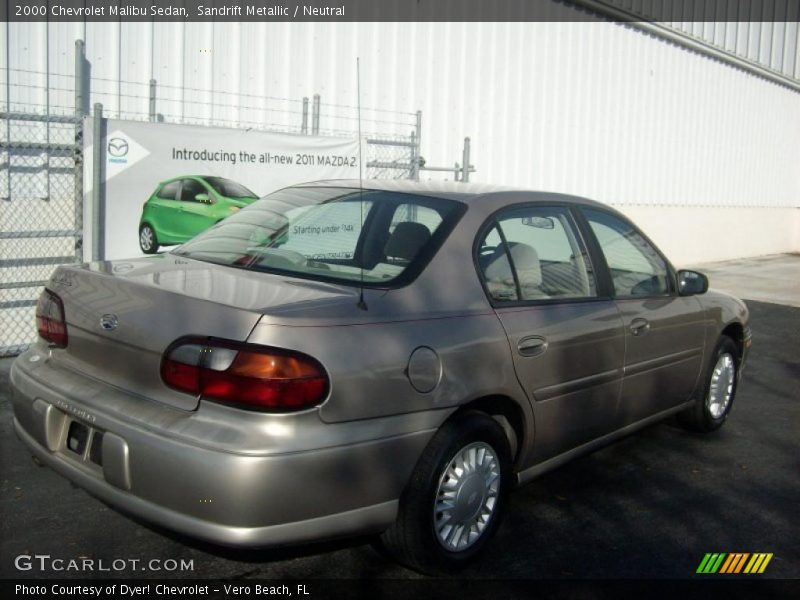 Sandrift Metallic / Neutral 2000 Chevrolet Malibu Sedan