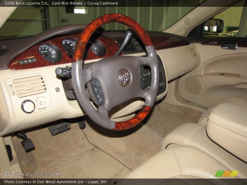 Gold Mist Metallic / Cocoa/Cashmere 2008 Buick Lucerne CXL