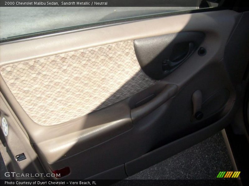 Sandrift Metallic / Neutral 2000 Chevrolet Malibu Sedan