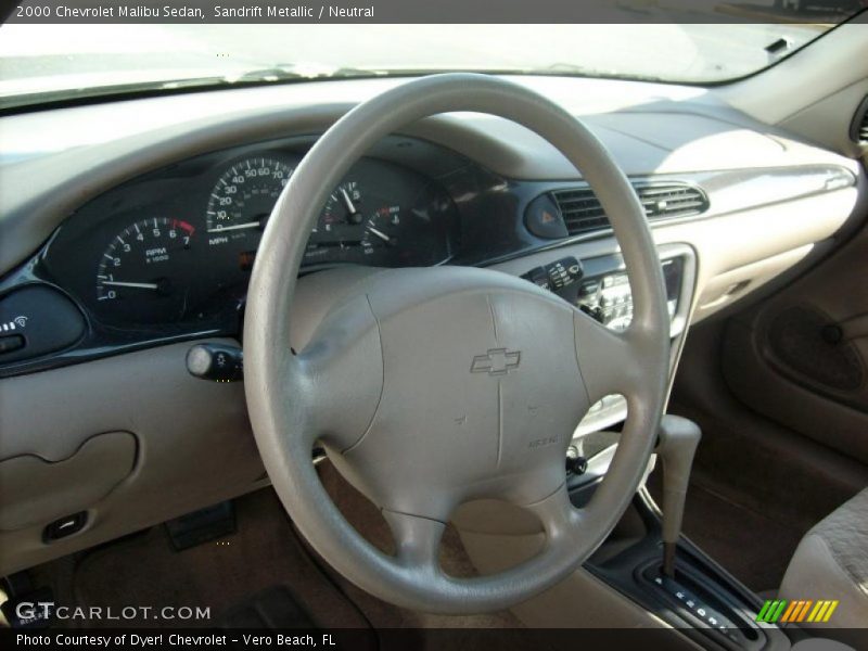 Sandrift Metallic / Neutral 2000 Chevrolet Malibu Sedan