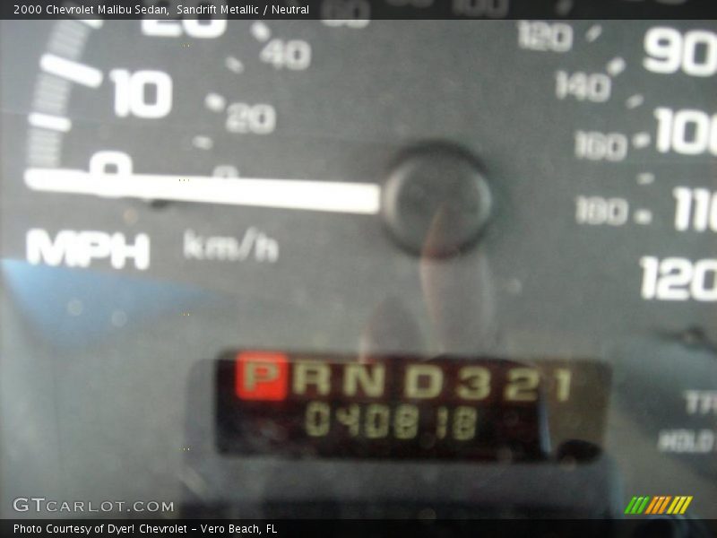 Sandrift Metallic / Neutral 2000 Chevrolet Malibu Sedan