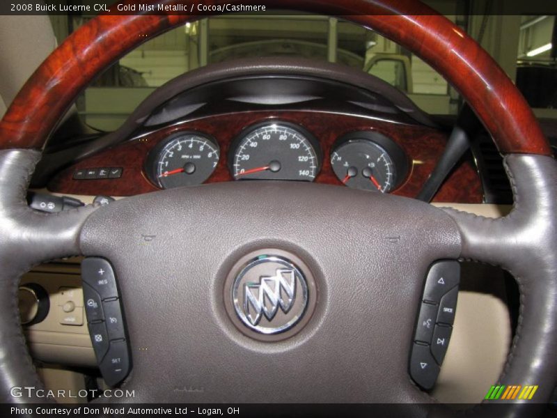 Gold Mist Metallic / Cocoa/Cashmere 2008 Buick Lucerne CXL