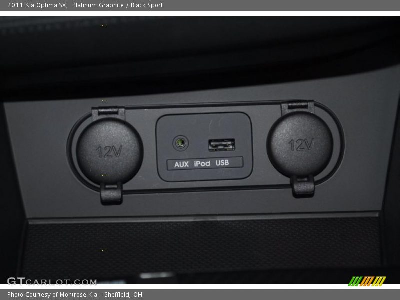 Platinum Graphite / Black Sport 2011 Kia Optima SX