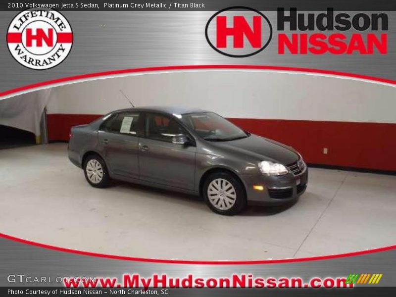 Platinum Grey Metallic / Titan Black 2010 Volkswagen Jetta S Sedan